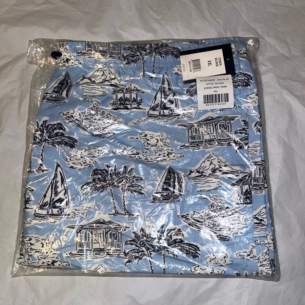 NEW! Men’s Swim Trunks by Belk, XXL